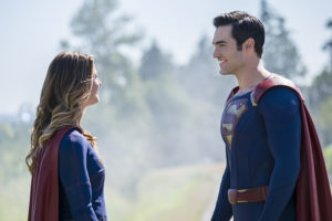 Supergirl -- "The Last Children of Krypton" -- Image SPG202a_0019 -- Pictured (L-R): Melissa Benoist Kara/Supergirl and Tyler Hoechlin as Clark/Superman -- Photo: Robert Falconer/The CW -- é 2016 The CW Network, LLC. All Rights Reserved