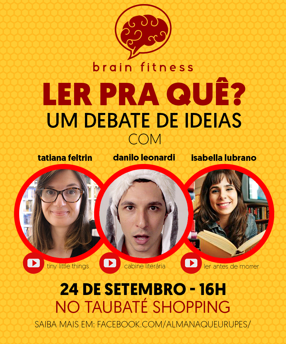 Evento reúne booktubers em Taubaté para discutir leitura e mercado editorial