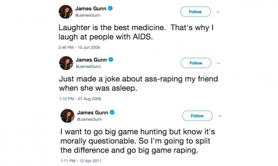 tweet james gunn