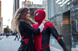 homem-aranha: longe de casa. peter parker e mj