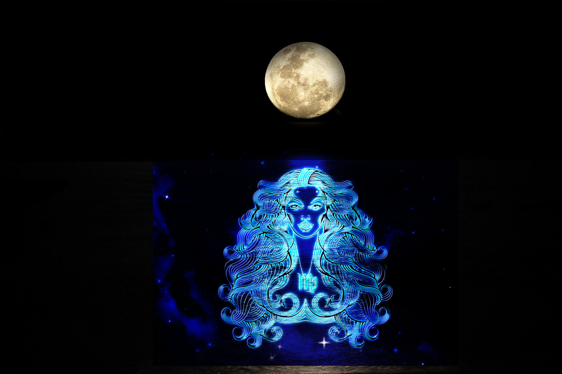 Lua cheia em virgem