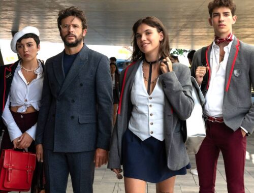 Ari, Benjamin, Mencia e Patrick na quarta temporada de Elite