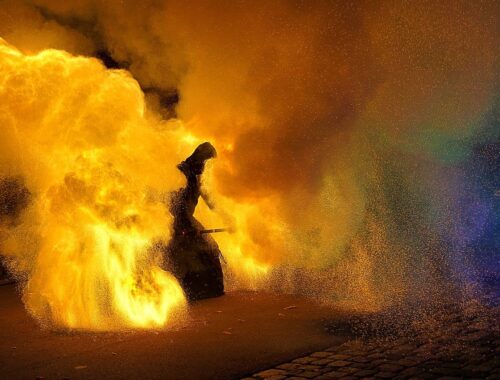 Fui eu quem nos incendiou, mas eu não queria