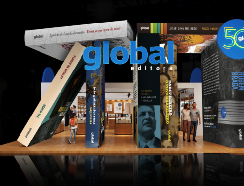 #BecoNaBienal: Global Editora celebra 50 anos na Bienal 2023