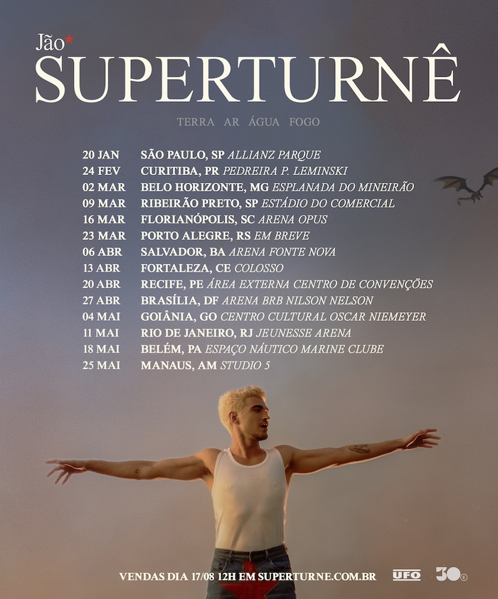 Jão transporta o realismo das suas obras para a turnê SUPER